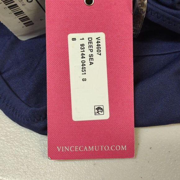 Vince Camuto Size 8 Surf Shades wrap one piece Deep Sea Swimsuit - New - Picture 6 of 6